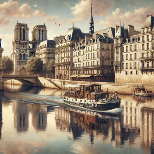 Bateau sur la Seine