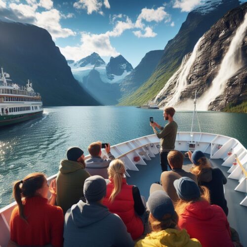 Image montrant quelques-uns des paysages que vous pouvez voir lors d'une croisière dans les fjords