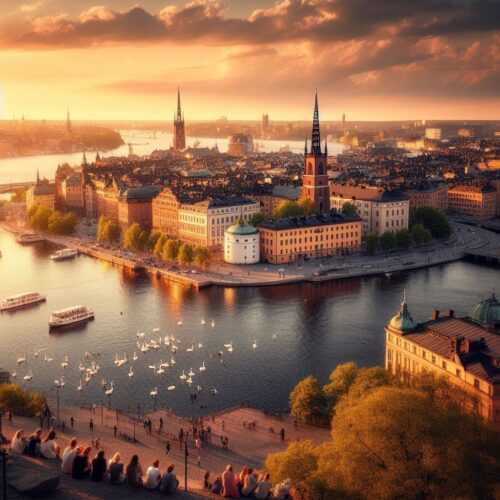 Vue magnifique de Stockholm